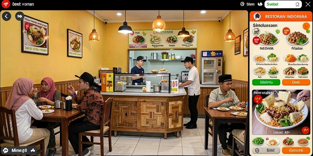 Tampilan antarmuka yang ramah pengguna.