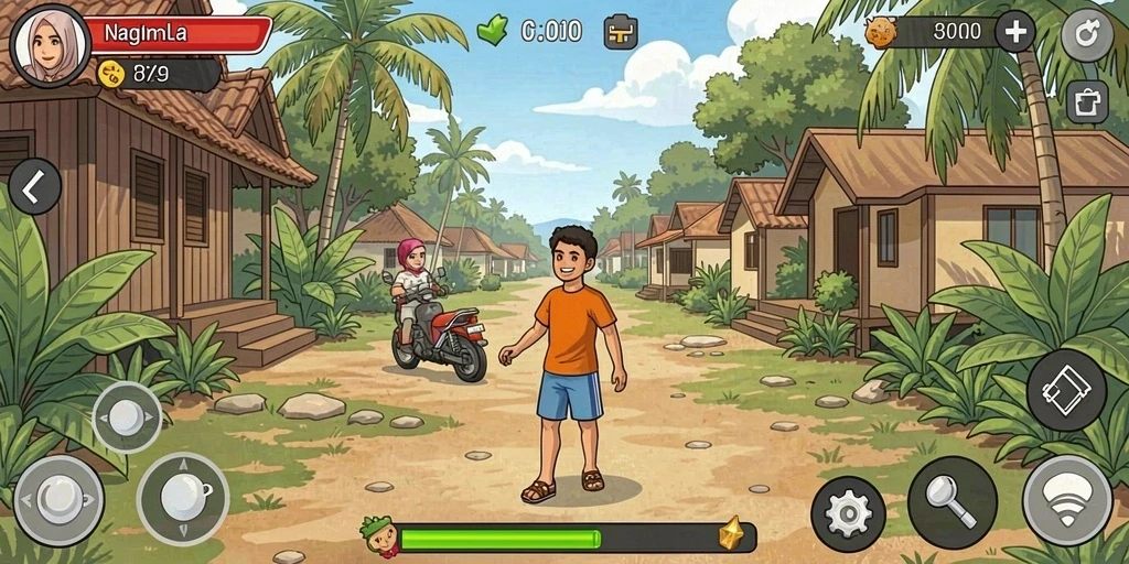 Tampilan menarik dengan tema slot yang beragam.