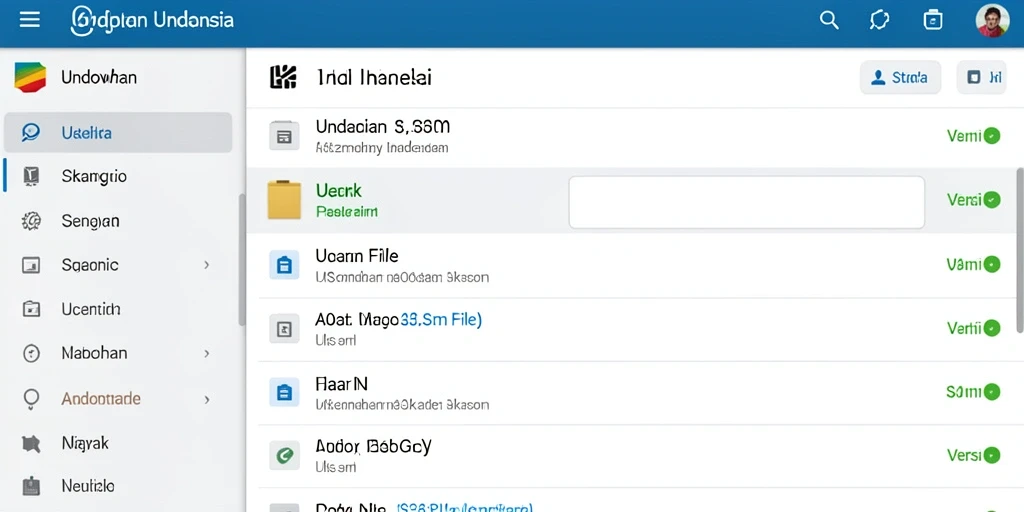 Tampilan utama FO8 dengan menu yang intuitif.