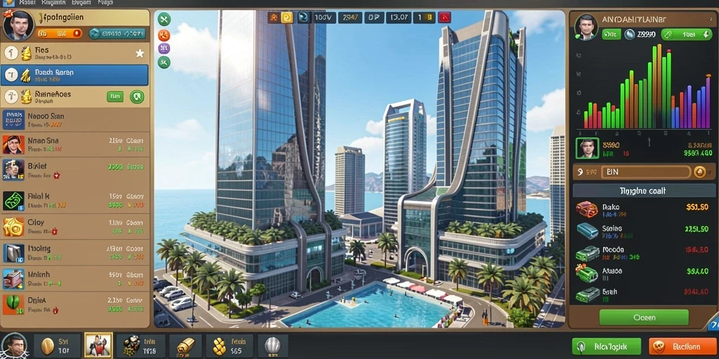 Gambar menunjukkan grafis yang menawan dan detail pemandangan.