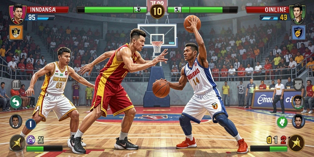 Tampilan awal game dengan desain yang menarik.