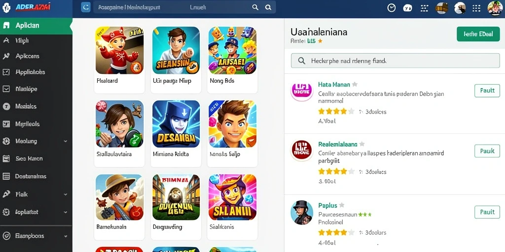 Tampilan awal permainan yang menawan.