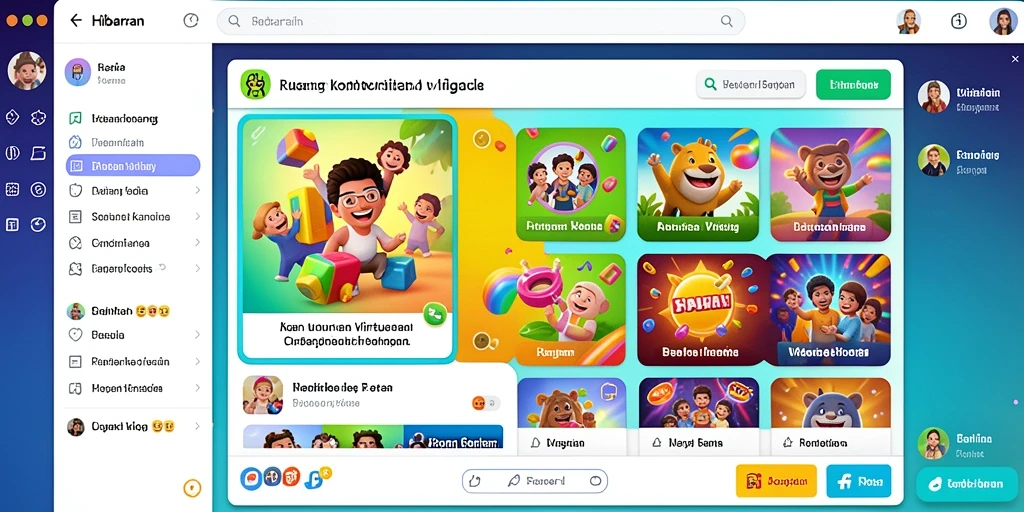 Tampilan antarmuka yang intuitif dan menarik.