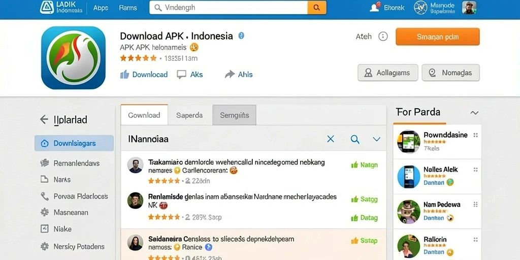 Antarmuka aplikasi yang intuitif dan user-friendly.