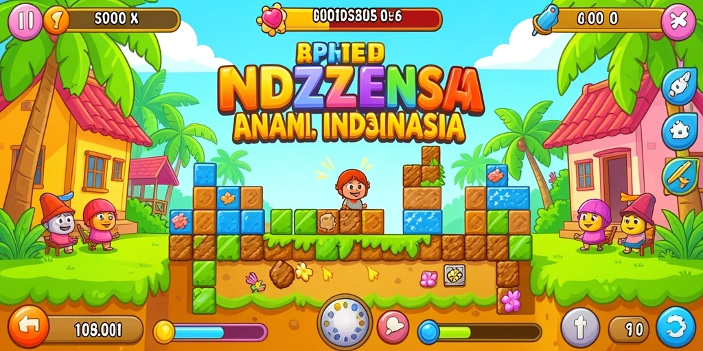 Tampilan grafis yang memukau dan warna-warni.