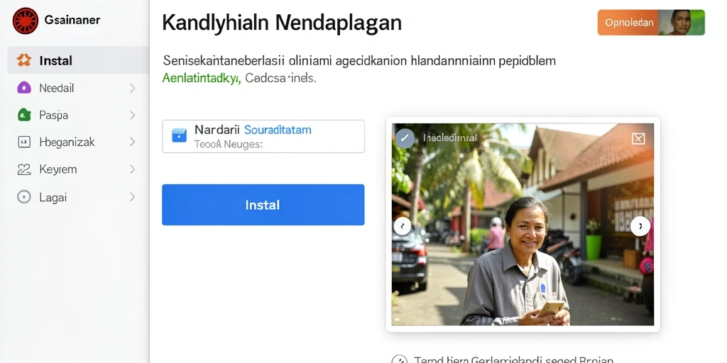 Tampilan antarmuka yang menarik dan mudah dinavigasi.