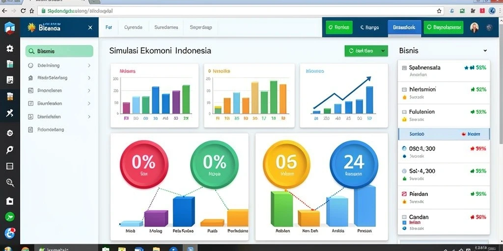 Tampilan antarmuka yang bersih dan modern.