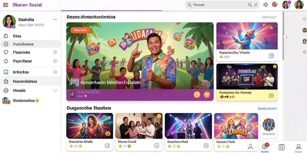 Tampilan antarmuka yang sederhana dan menarik.